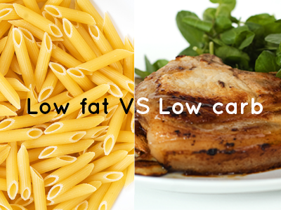 Low carb diet improves glycemic control... compared with advice to follow a low-fat diet