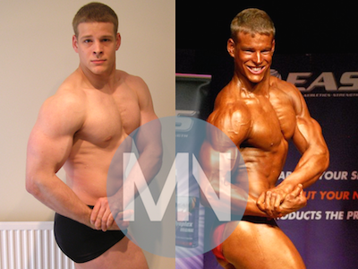 Body building nutrition before and after
